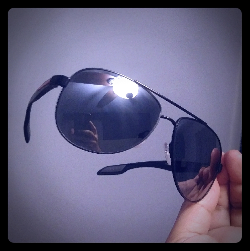 Prada SPS53P Benbow Sunglasses Matte Black